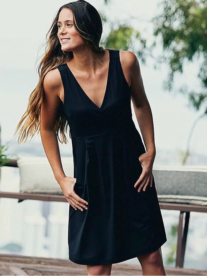 Eddie Bauer Aster Dress In Black Women’s Size Small
